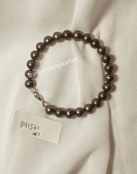 Authentic Ocean Black Pearls