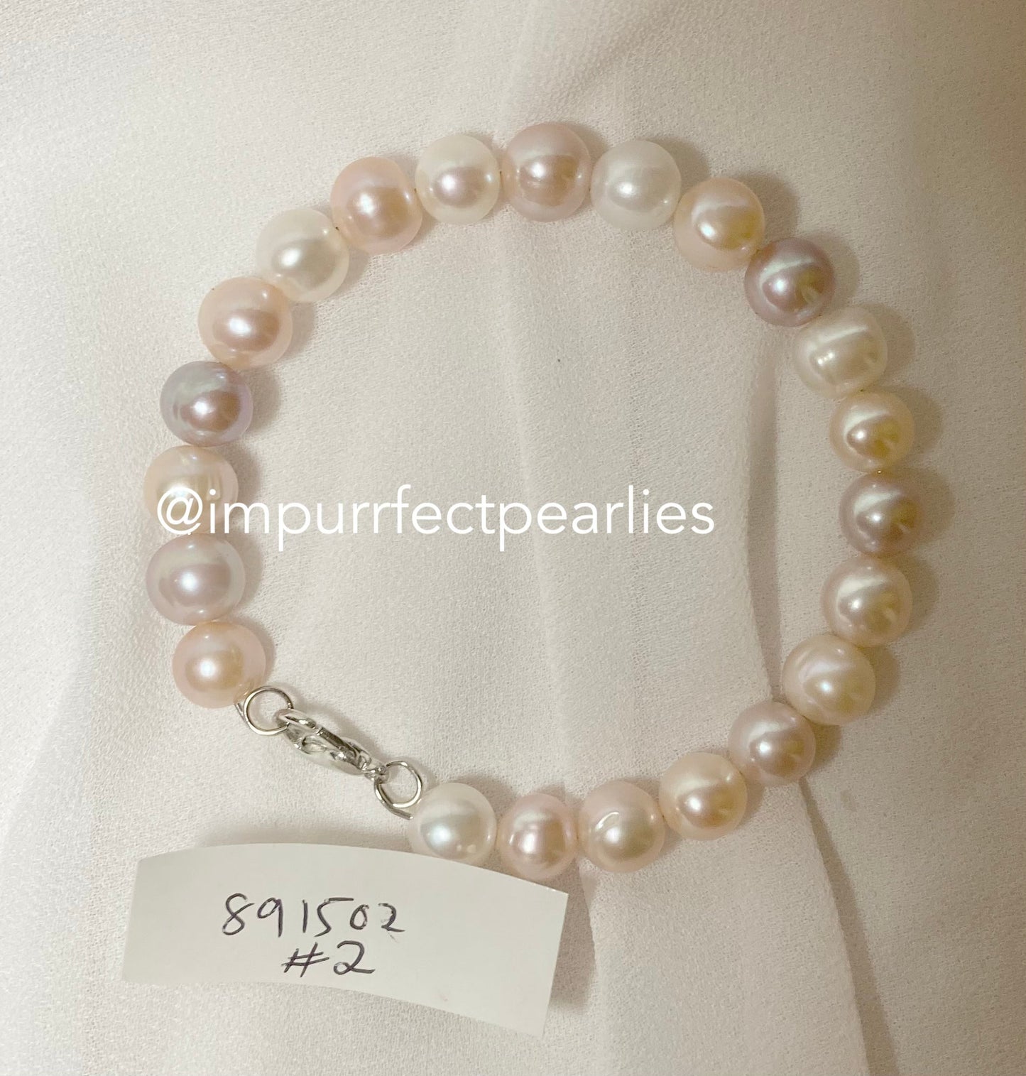 Fresh water white Pearls Design 2