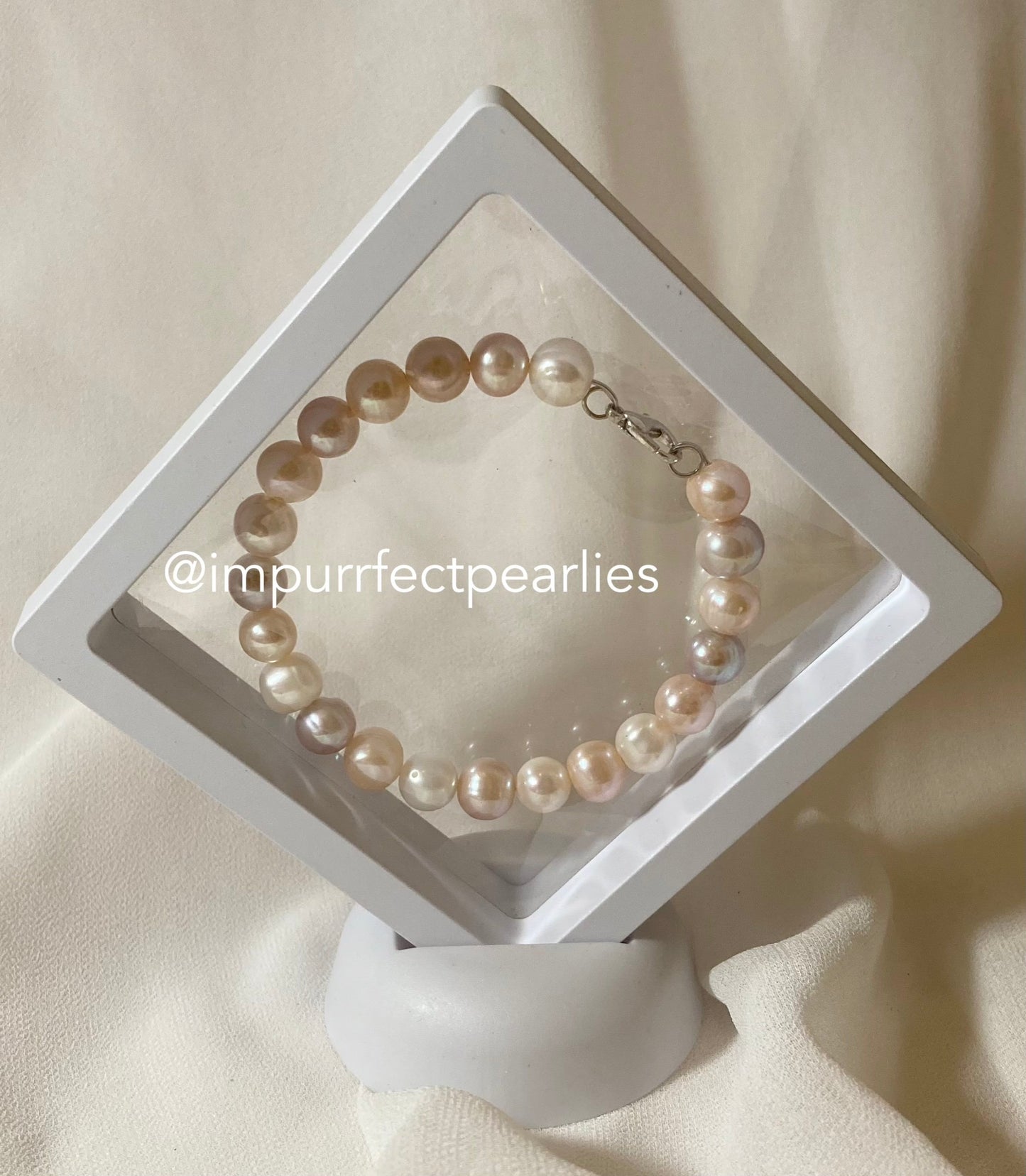 Fresh water white Pearls Design 2